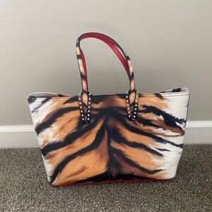 Louboutin small tote - tiger print